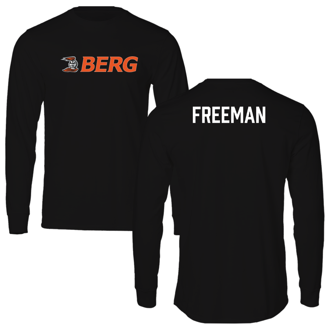 Heidelberg University Wrestling (M) Black Performance Long Sleeve - Lamar Freeman