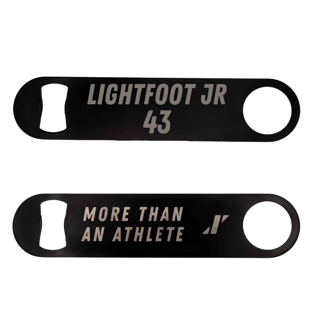 Alabama State University Football Black Bottle Opener - #43 Terrell Lightfoot Jr