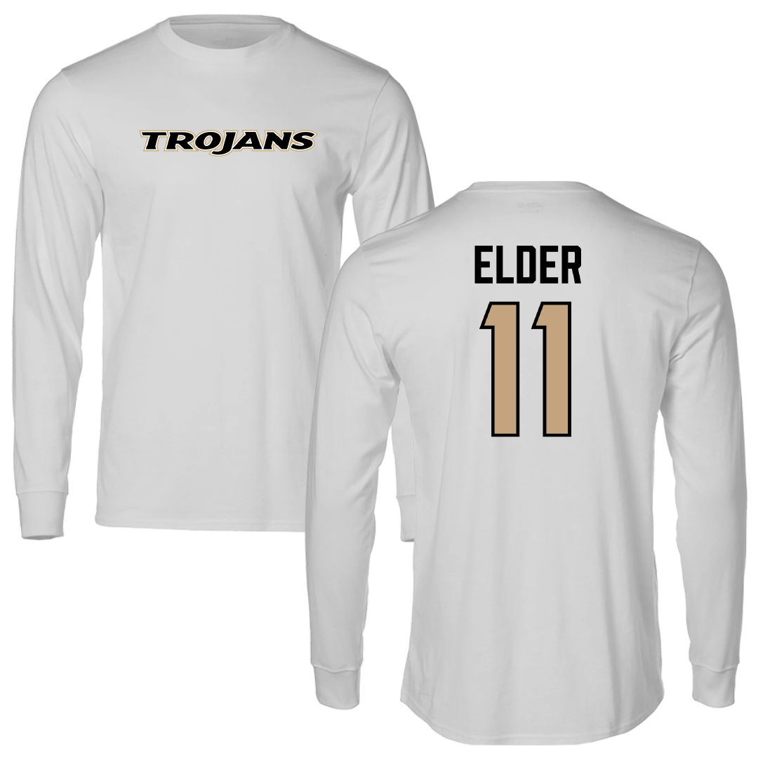 Anderson University (South Carolina) Volleyball Light Gray Performance Long Sleeve - #11 Mia Elder