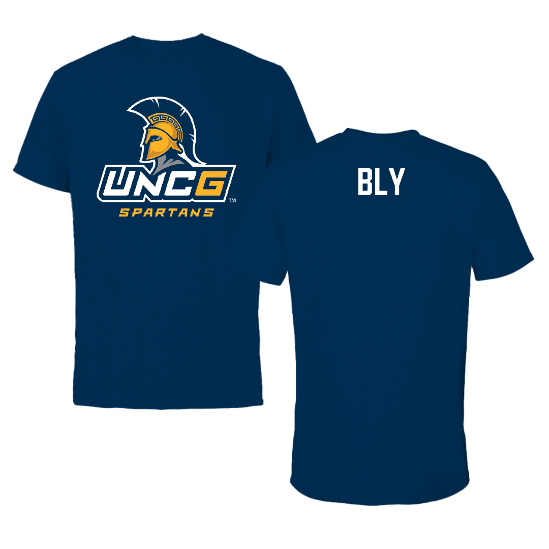 UNC Greensboro Tennis (W) Navy Tee - Sydney Bly