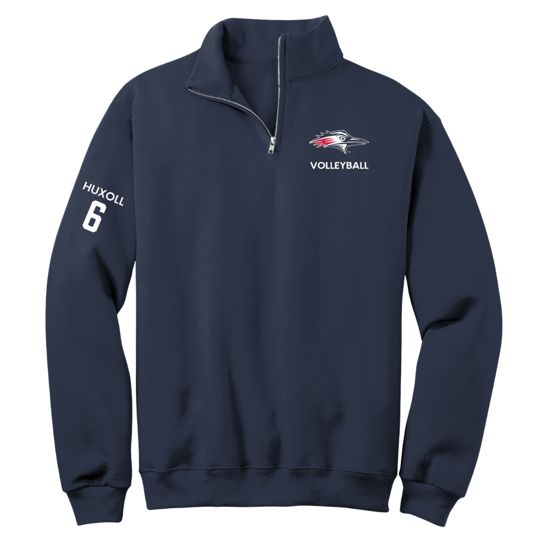 Metropolitan State University of Denver Volleyball (W) Navy Quarter-Zip - #6 Alivia Huxoll