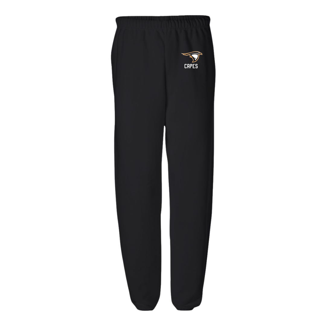 Anderson University (Indiana) Golf (W) Black Sweatpants - Ava Capes