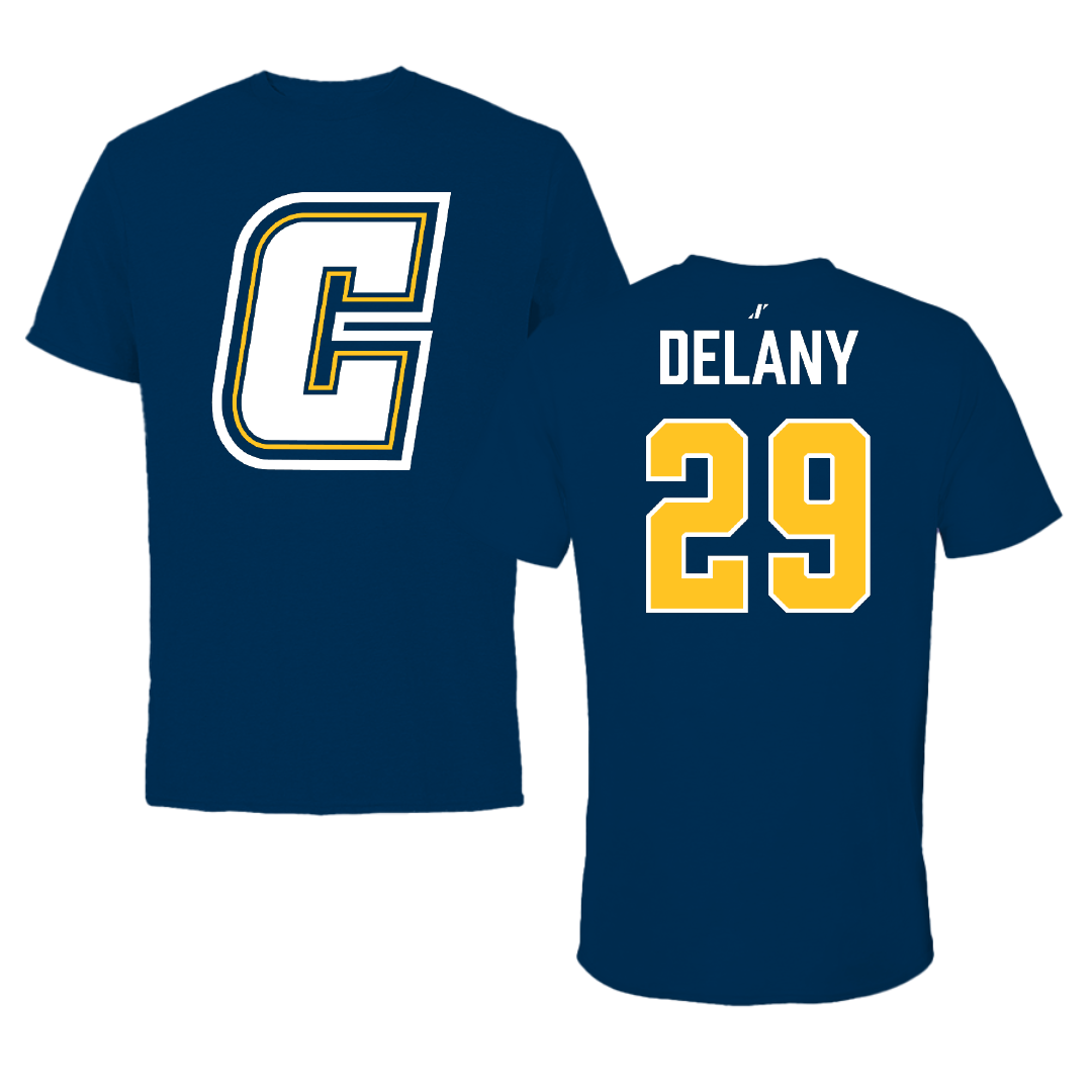 Coker University Soccer Navy Tee - #29 Shannan Delany