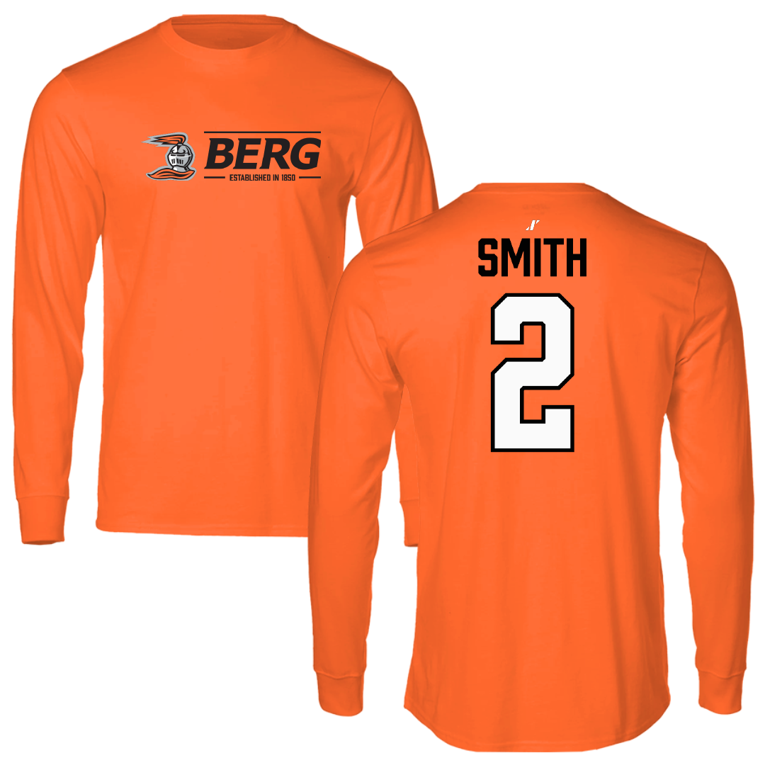 Heidelberg University Soccer Orange General Performance Long Sleeve - #2 Devan Smith