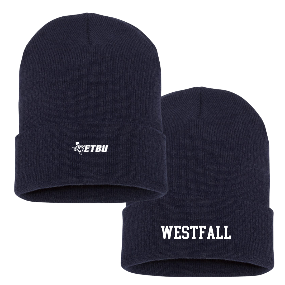 East Texas Baptist University Golf (W) Navy Beanie - Hallie Westfall