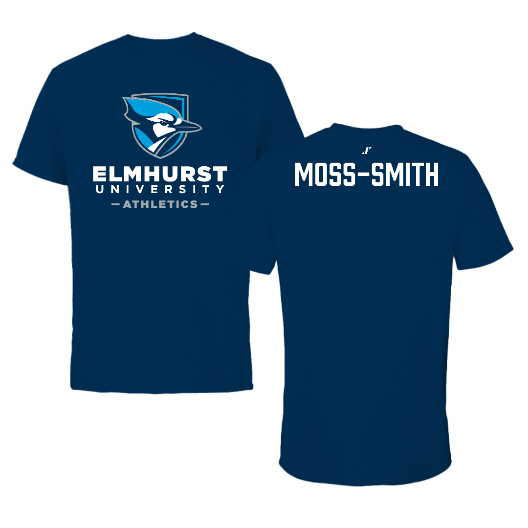 Elmhurst University Wrestling (W) Navy Performance Tee - Kendall Moss-Smith
