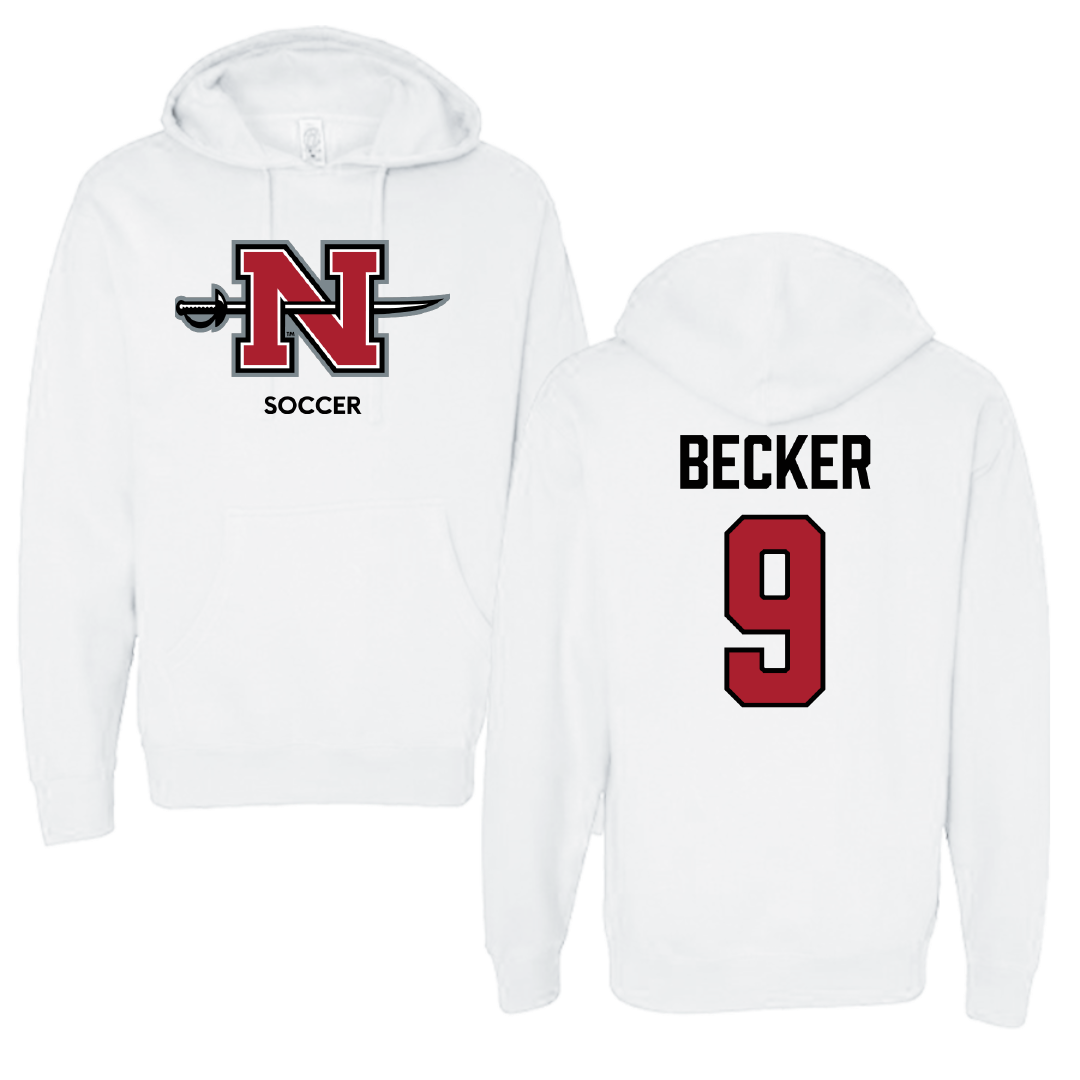 Nicholls State University Soccer (W) White Hoodie - #9 Sydney Becker