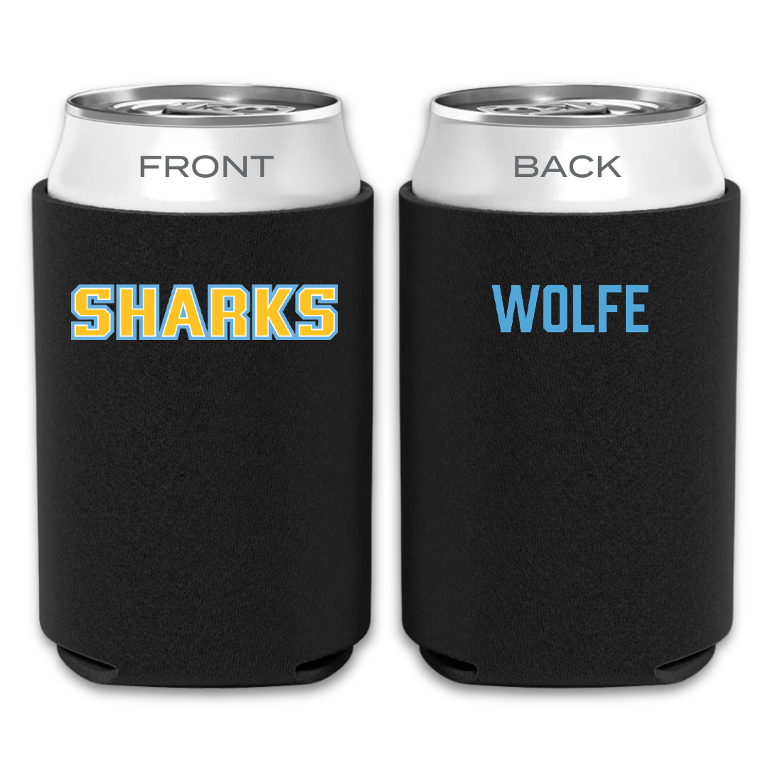 Long Island University Cheer Black Can Cooler - Shanna Wolfe