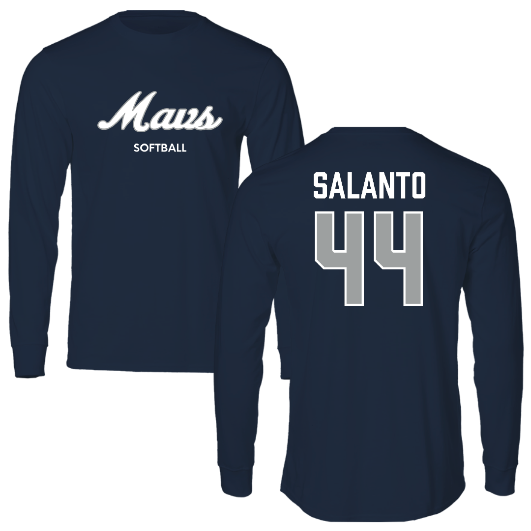 Mercy University Softball Navy Long Sleeve - #44 Talia Salanto
