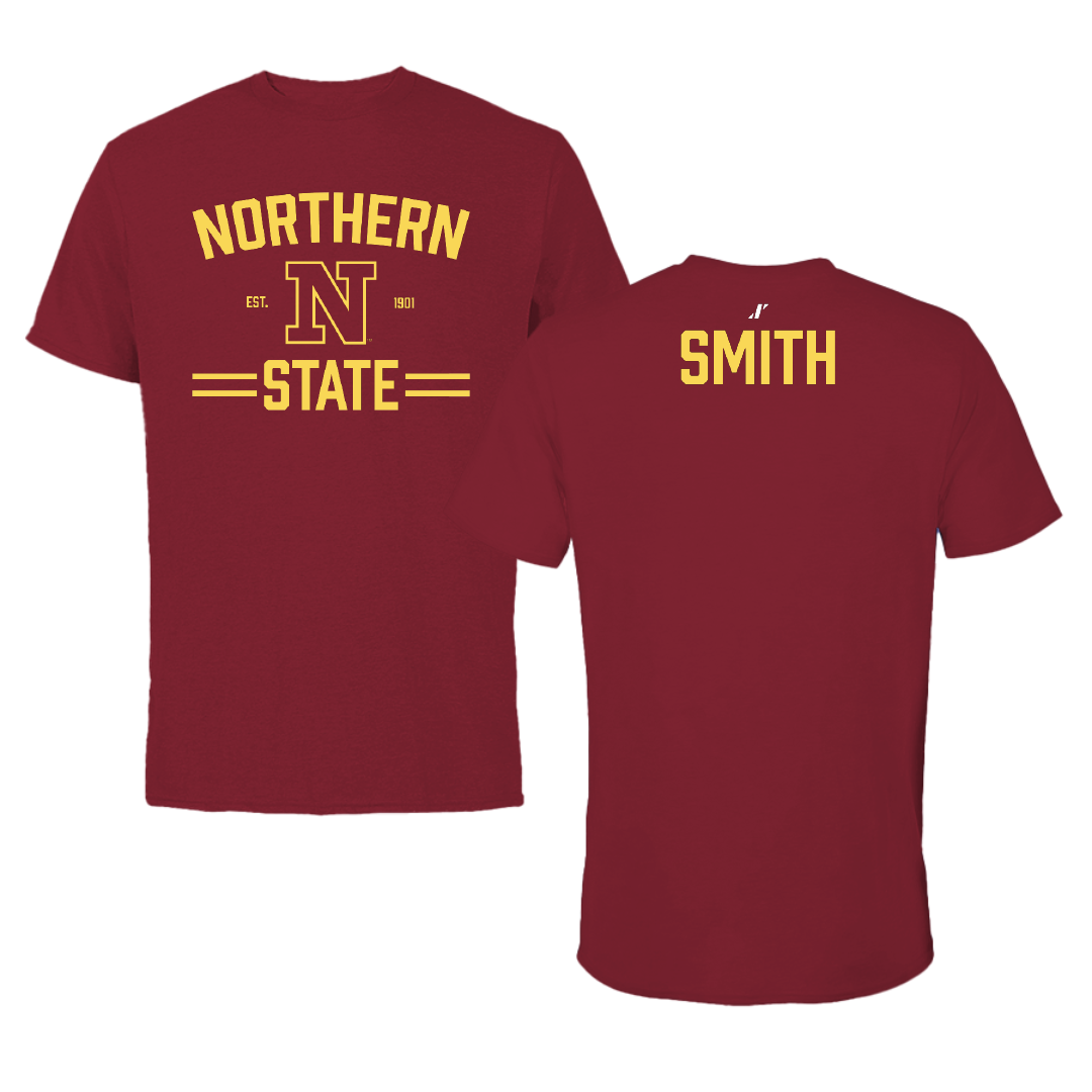 Northern State University Football Cardinal General Tee - Harrison Smith