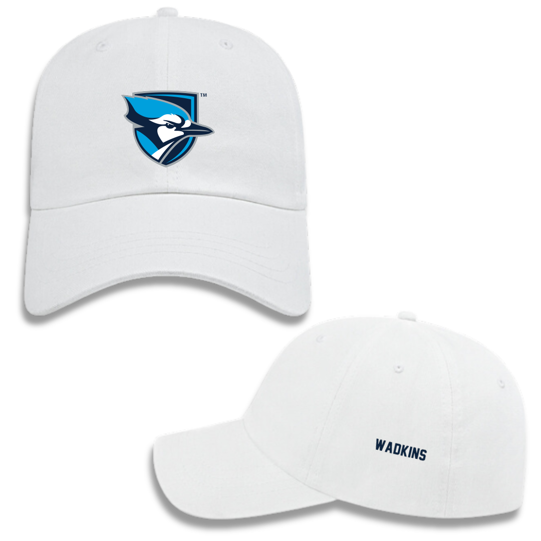 Elmhurst University Football White Hat - Logan Wadkins
