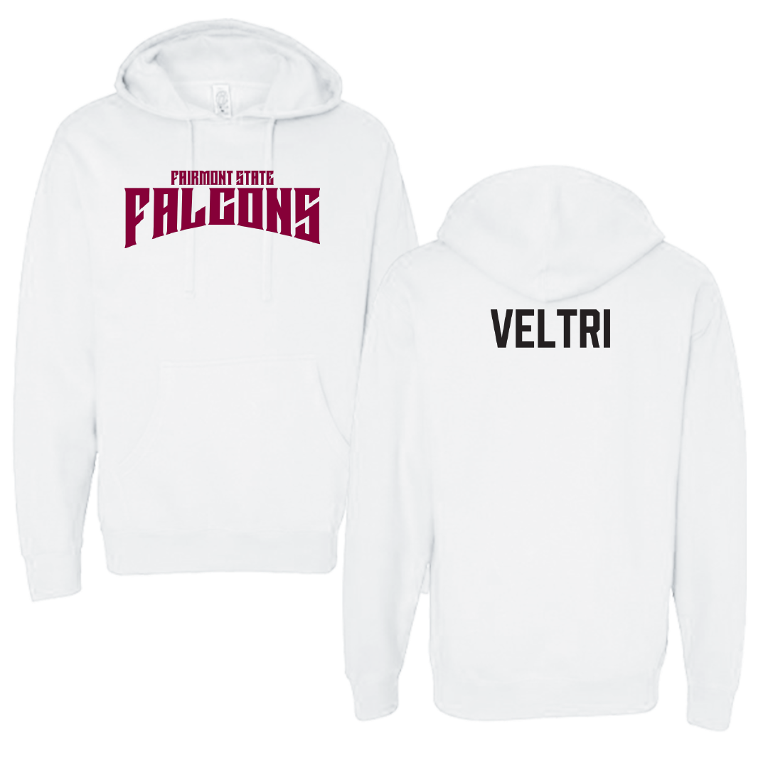 Fairmont State University Golf White Classic Hoodie - Gavin Veltri