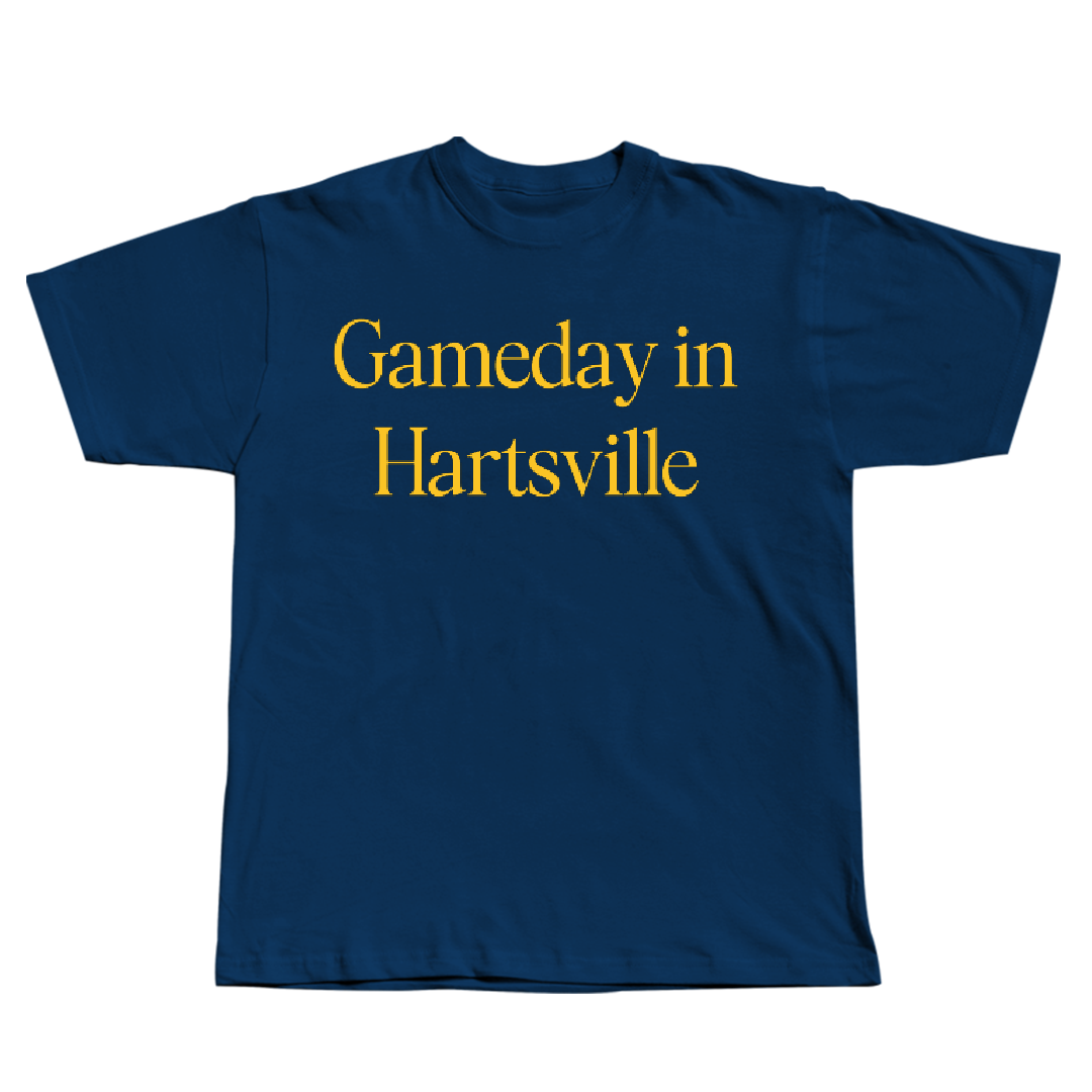 Coker University Lacrosse (M) Navy Gameday Tee - #24 Elijah Utz