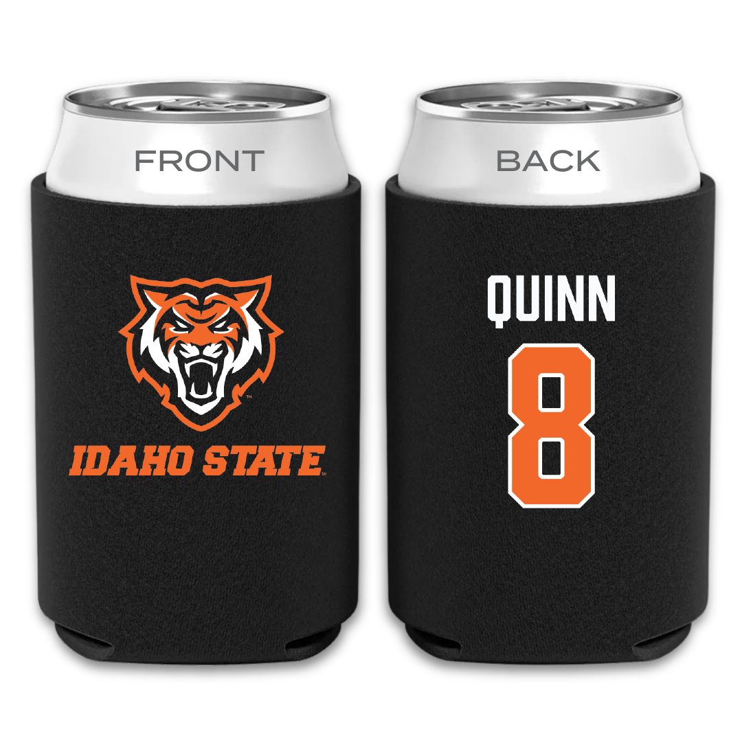 Idaho State University Softball Black Can Cooler - #8 Rebecca Quinn