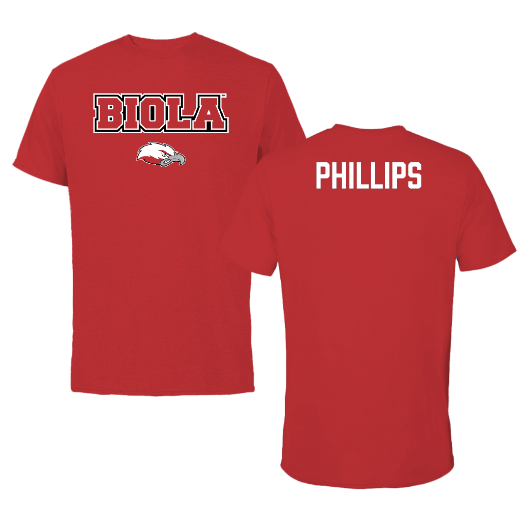 Biola University TF and XC Red Performance Tee - Dakotah Phillips