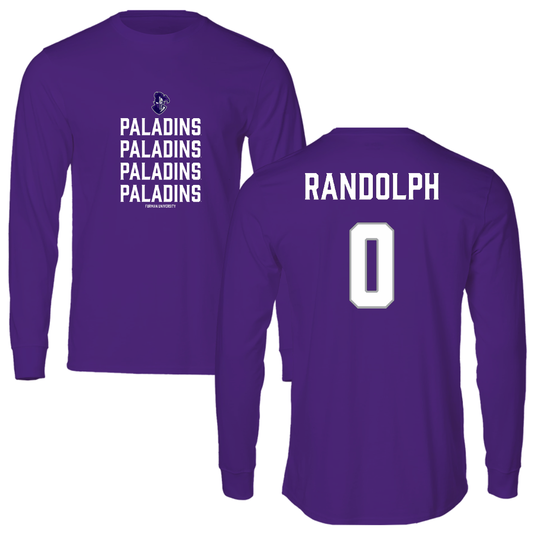 Furman University Lacrosse (W) Purple General Long Sleeve - #0 Blaine Randolph