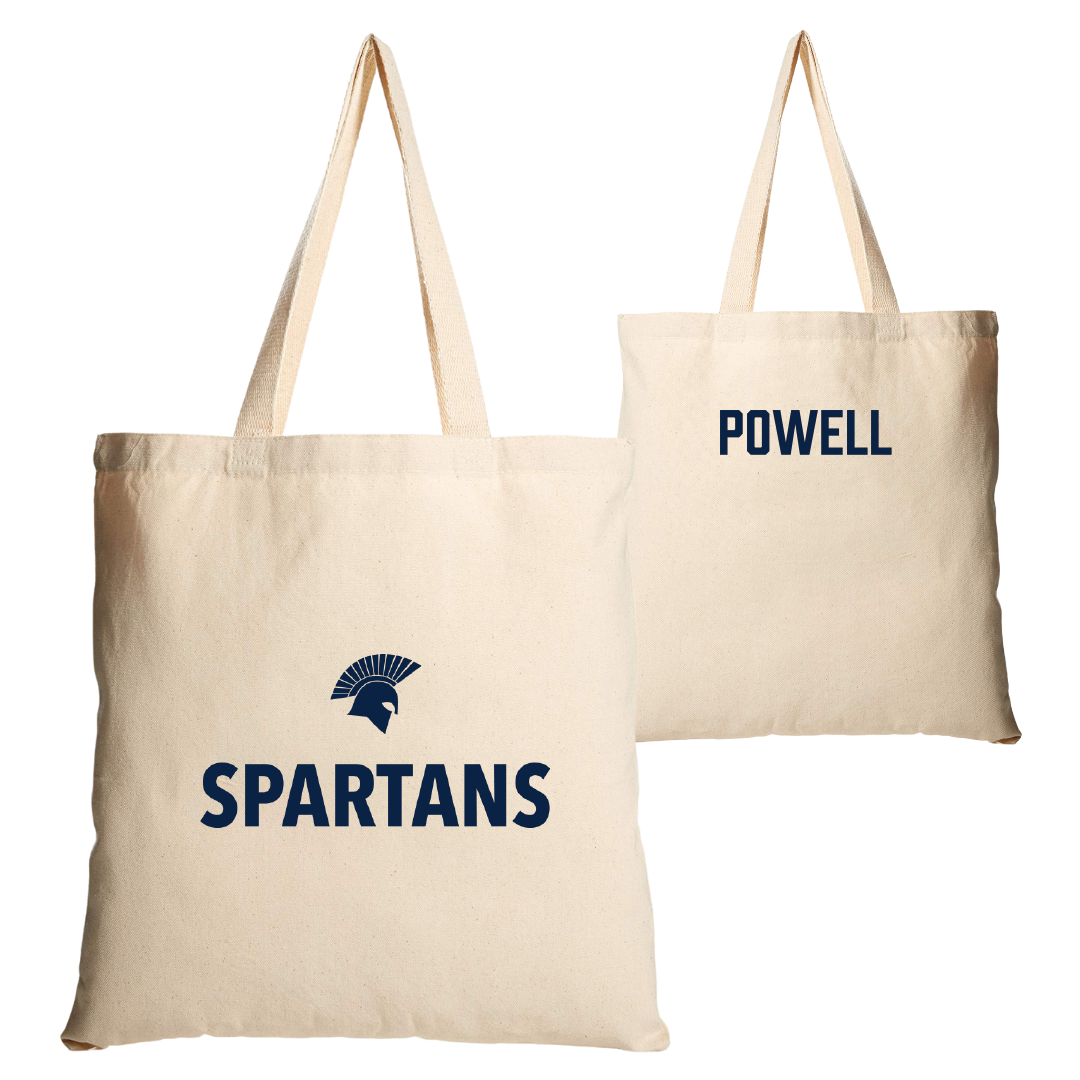 Missouri Baptist University Golf Tan Canvas Tote Bag - Nicholas Powell