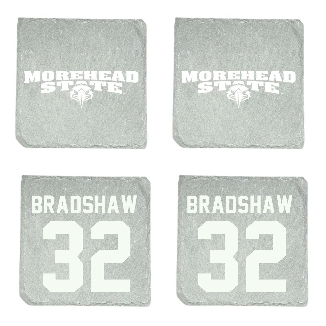 Morehead State University Football Stone Coaster (4 Pack)  - #32 Mykel Bradshaw