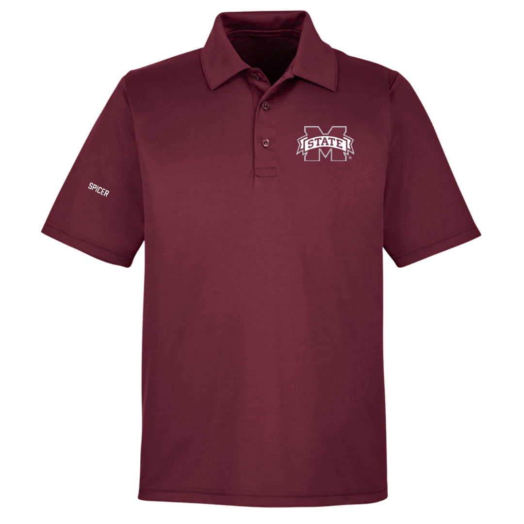 Mississippi State University TF and XC Maroon Polo - Chanice Spicer