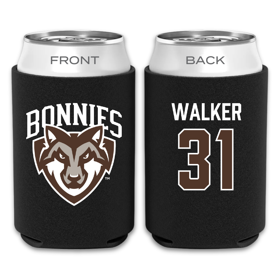 St. Bonaventure University Baseball Black Can Cooler - #31 Kade Walker