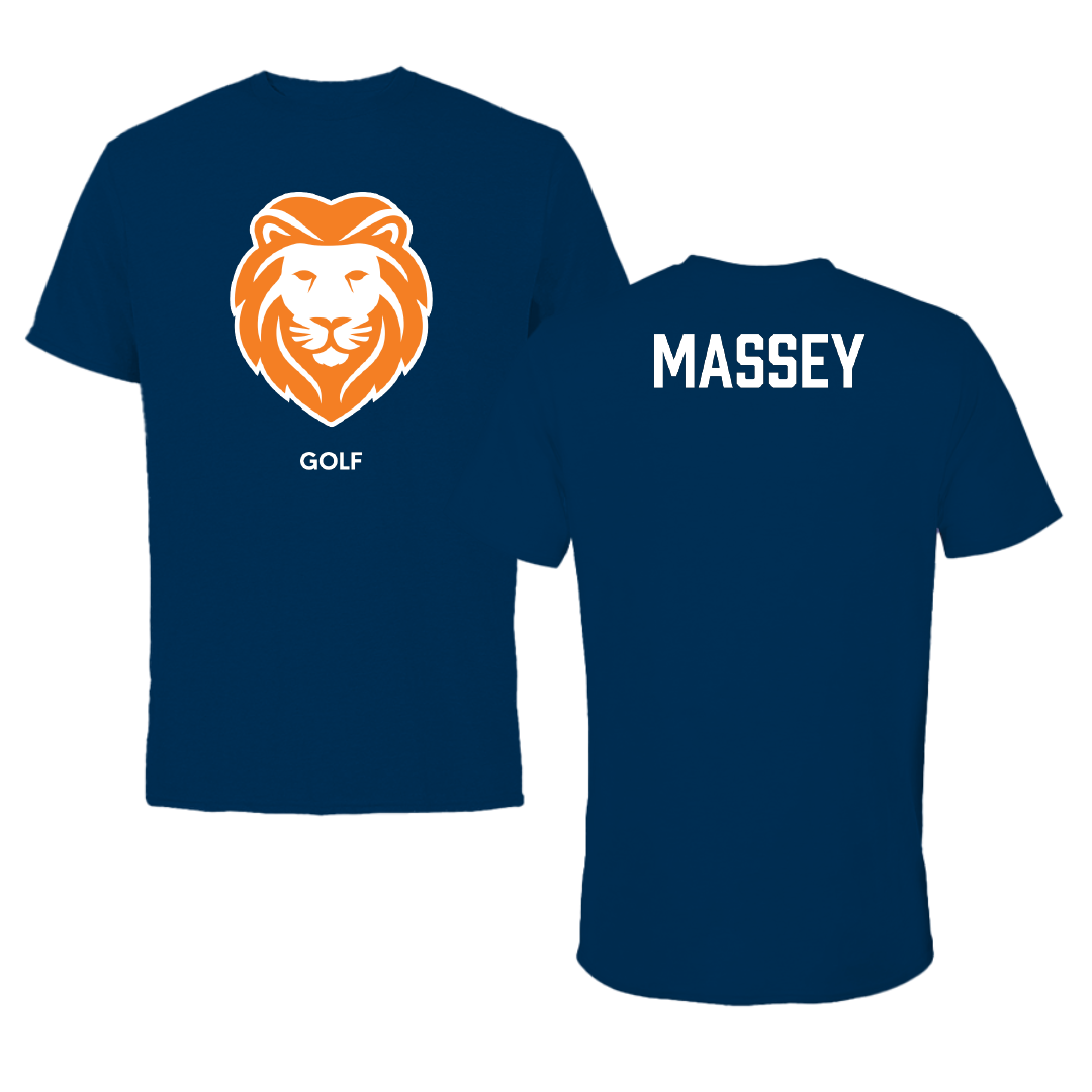 Wallace State Community College Golf (M) Navy Performance Tee - John Massey
