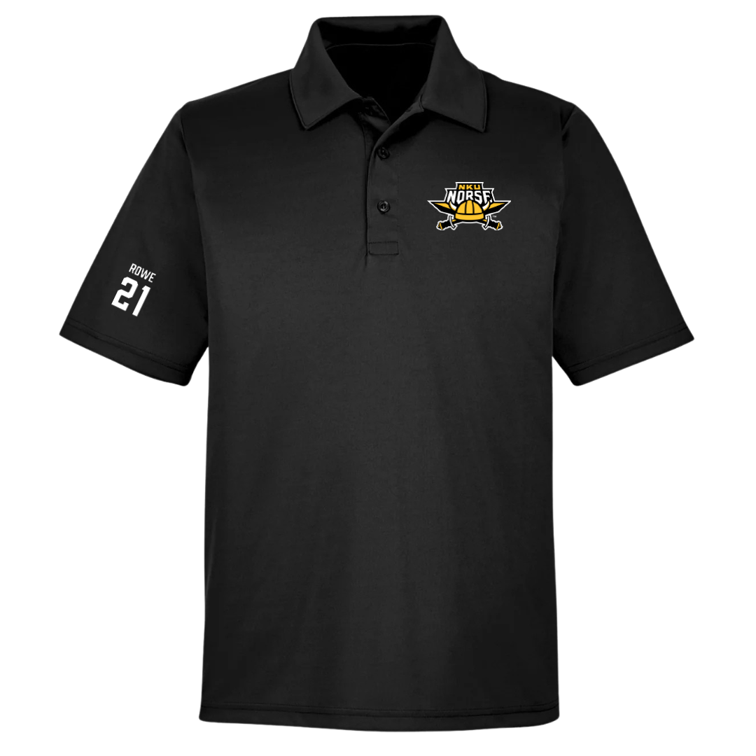 Northern Kentucky University Baseball Black Polo - #21 Brennan Rowe