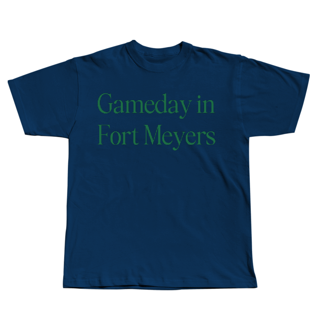 Florida Gulf Coast University Baseball Navy Gameday Tee - #44 Dylan Cheeley