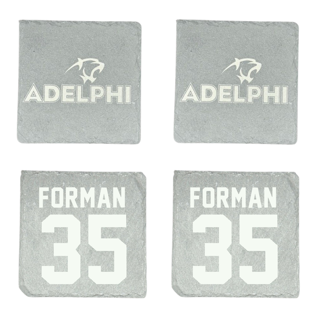 Adelphi University Baseball Stone Coaster (4 Pack)  - #35 CJ Forman