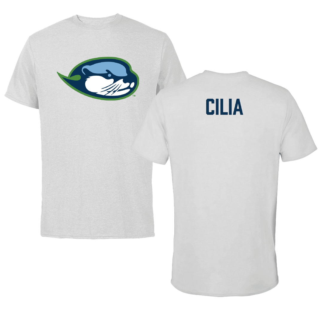 Cal State Monterey Bay TF and XC Light Gray Tee - Lorenzo Cilia