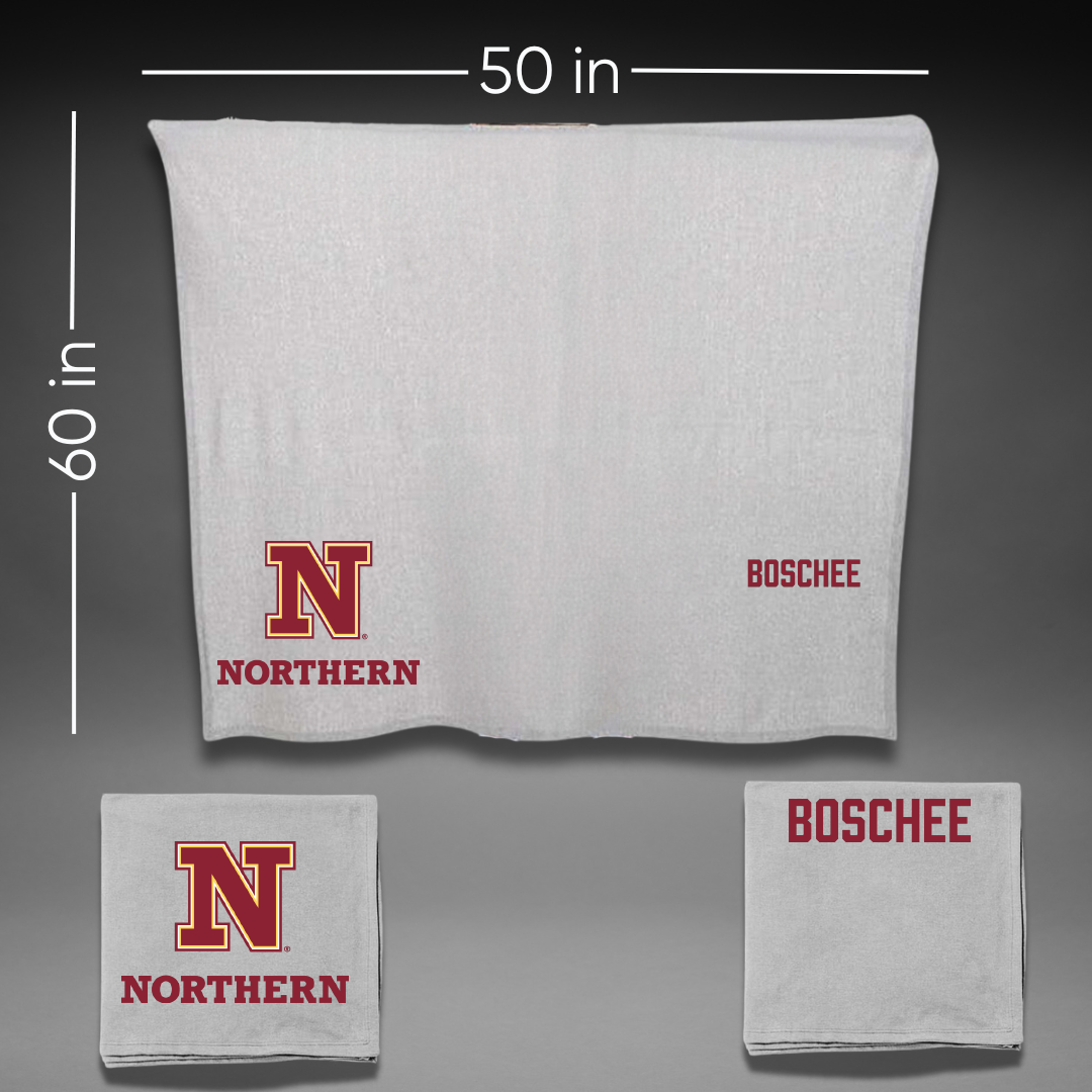 Northern State University TF and XC Gray Blanket - Jeffery Boschee