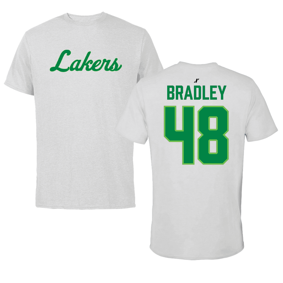 Roosevelt University Football Light Gray Performance Tee - #48 Alex Bradley