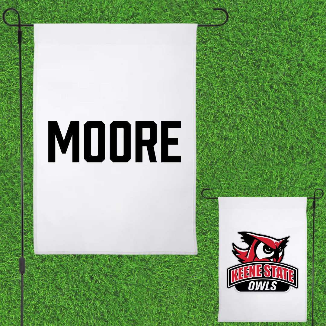 Keene State College Cheer White Garden Flag - Hailey Moore