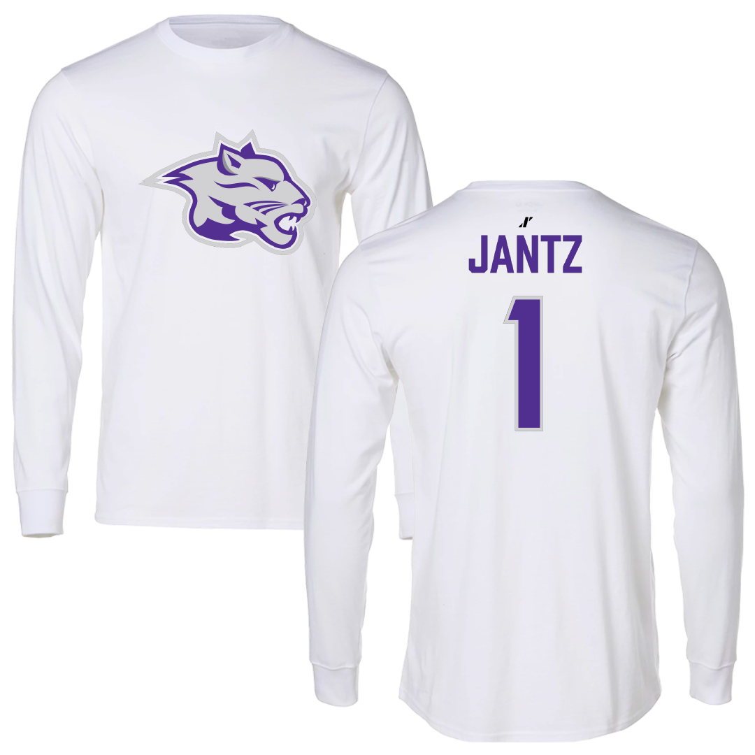 Young Harris College Soccer (W) White Long Sleeve - #1 Emily Jantz