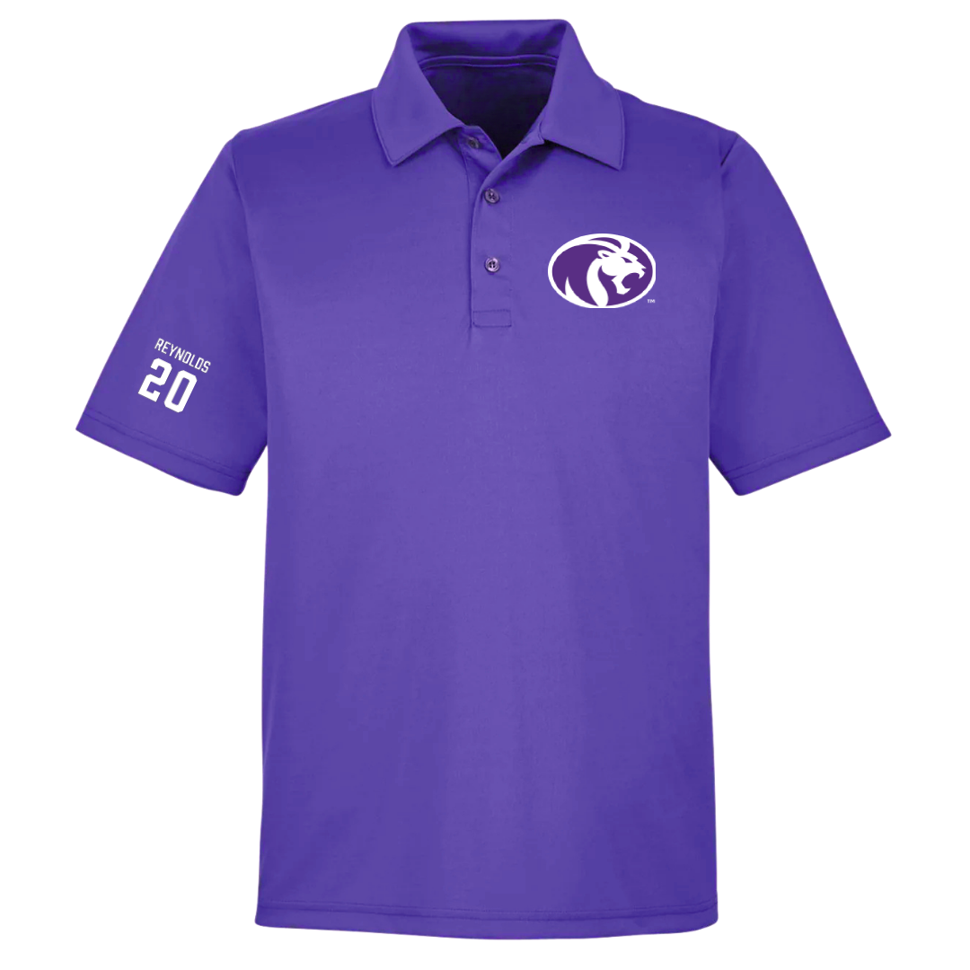 University of North Alabama Soccer (W) Purple Polo - #20 Maddie Reynolds