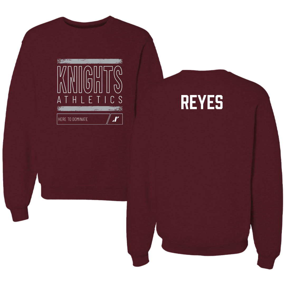 Bellarmine University TF and XC Maroon Dominate Crewneck - Joessiah Reyes