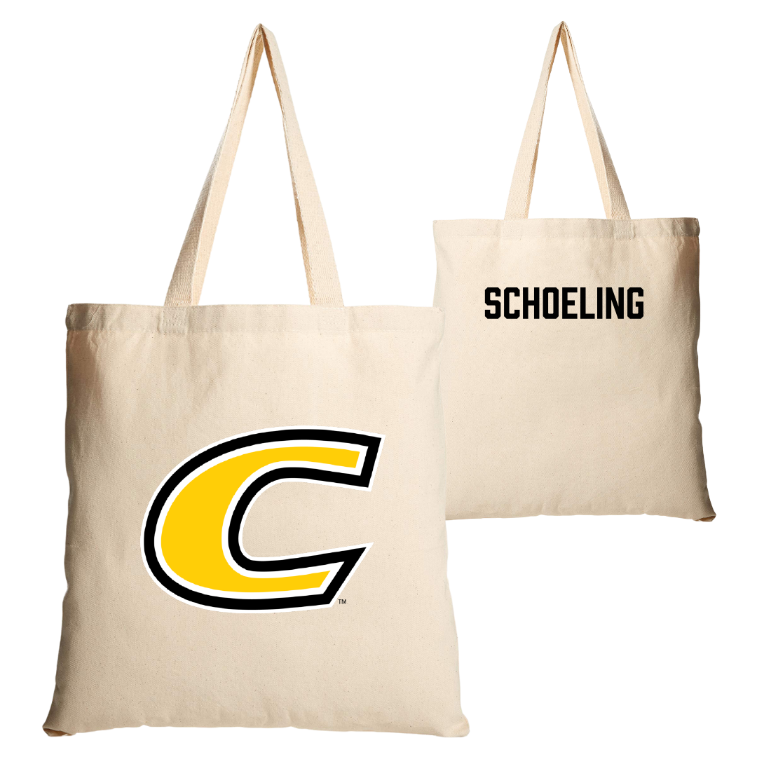 Centre College Swimming & Diving Tan Canvas Tote Bag - Gavin Schoeling