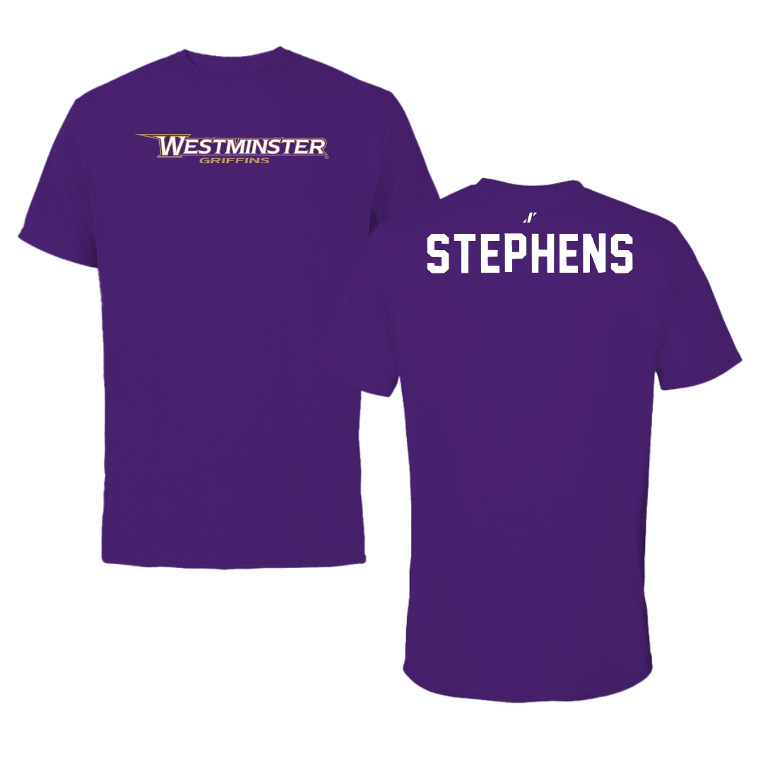 Westminster University (Utah) Skiing Purple Tee - Maya Stephens