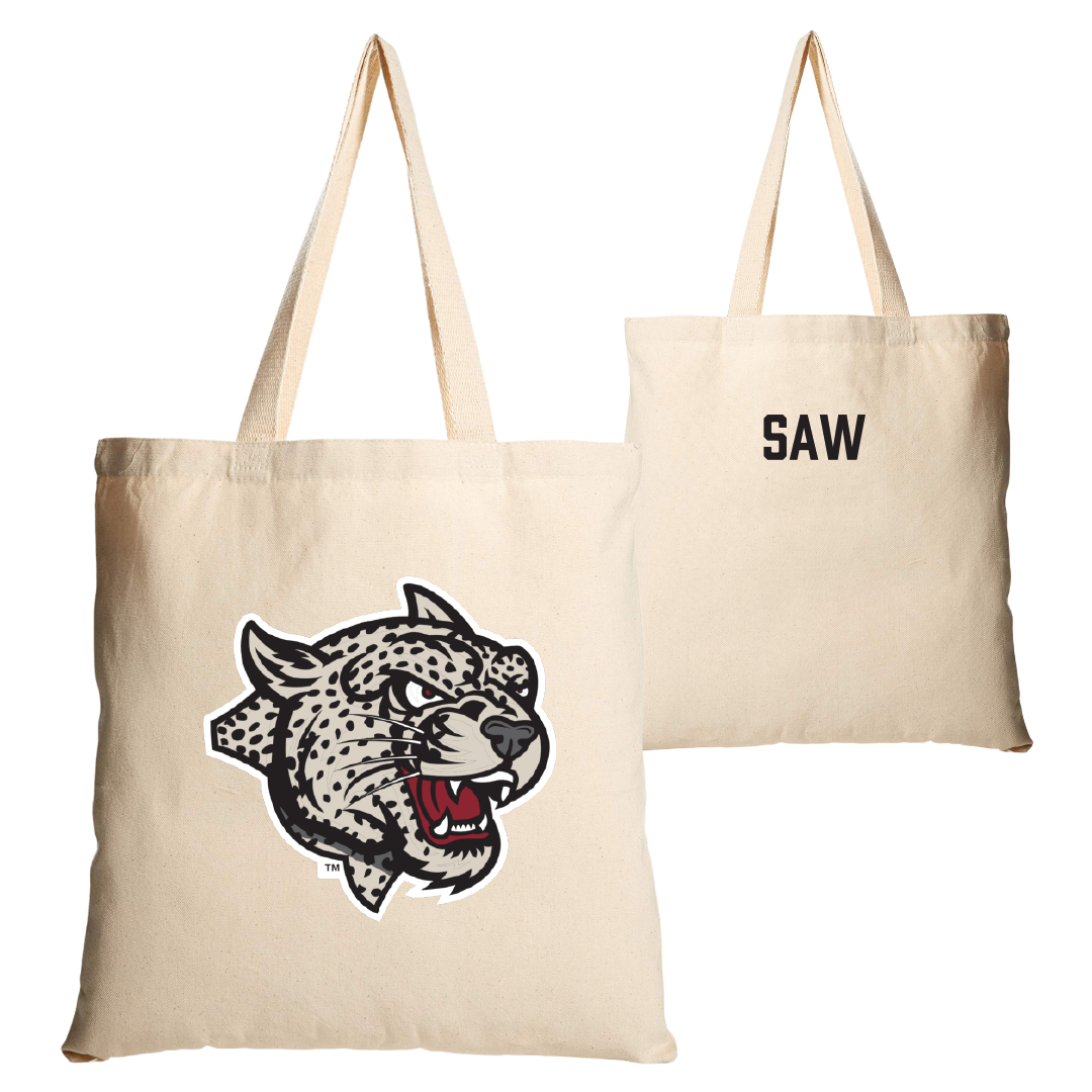 Lafayette College Golf Tan Canvas Tote Bag - Sean Saw