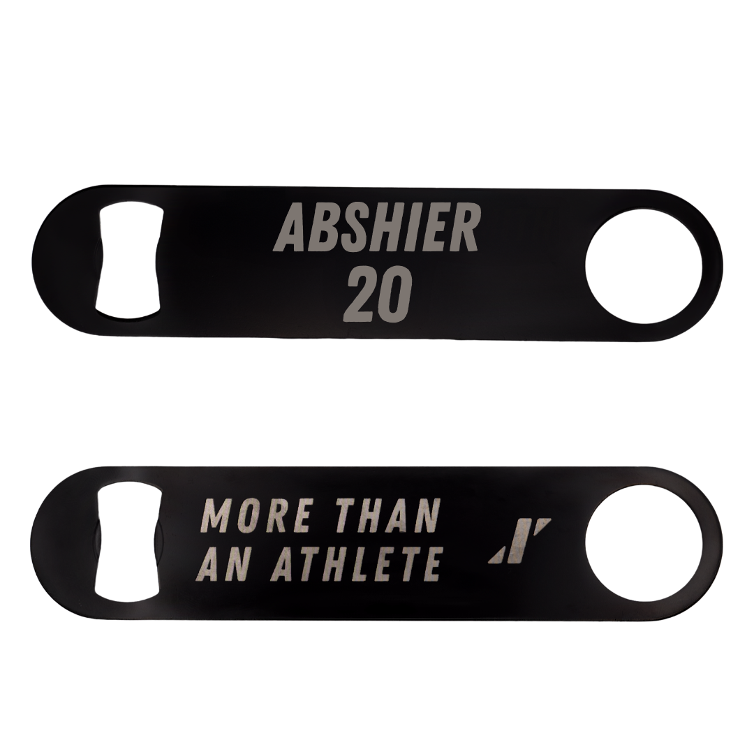 California Baptist University Water Polo Black Bottle Opener - #20 Michael Abshier