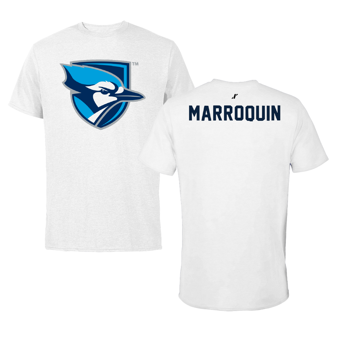 Elmhurst University TF and XC White Tee - Christopher Marroquin