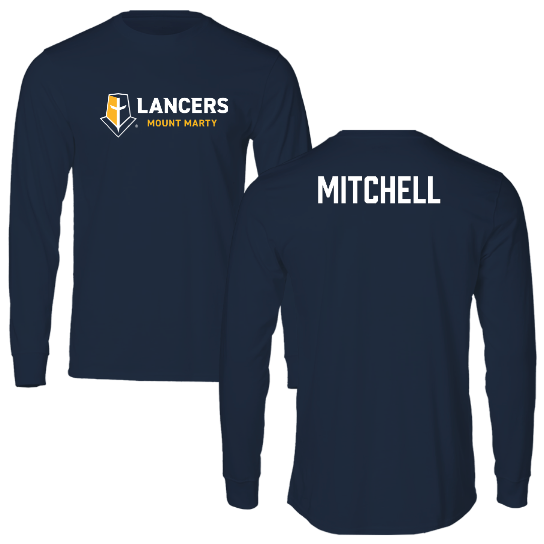 Mount Marty University TF and XC Navy Long Sleeve - Lauren Mitchell