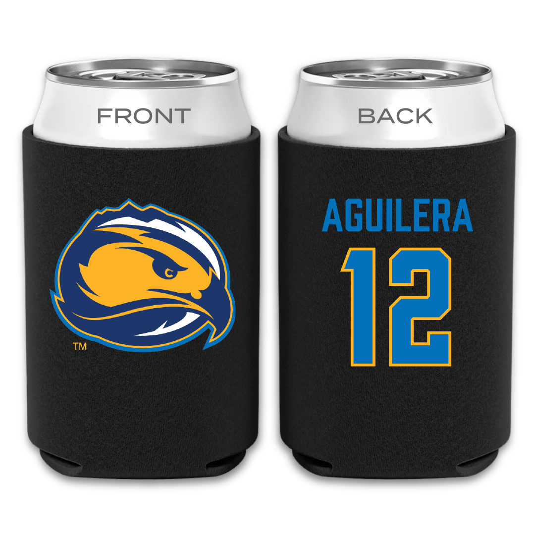 Fort Lewis College Soccer Black Can Cooler - #12 Fabrizio Aguilera