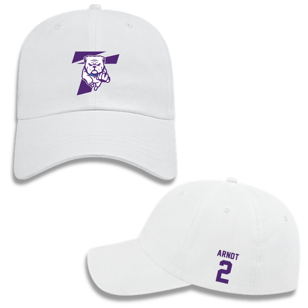 Truman State University Softball White Hat - #2 Lily Arndt