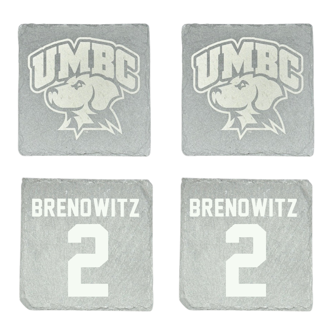 University of Maryland Baltimore County Softball Stone Coaster (4 Pack)  - #2 Abby Brenowitz