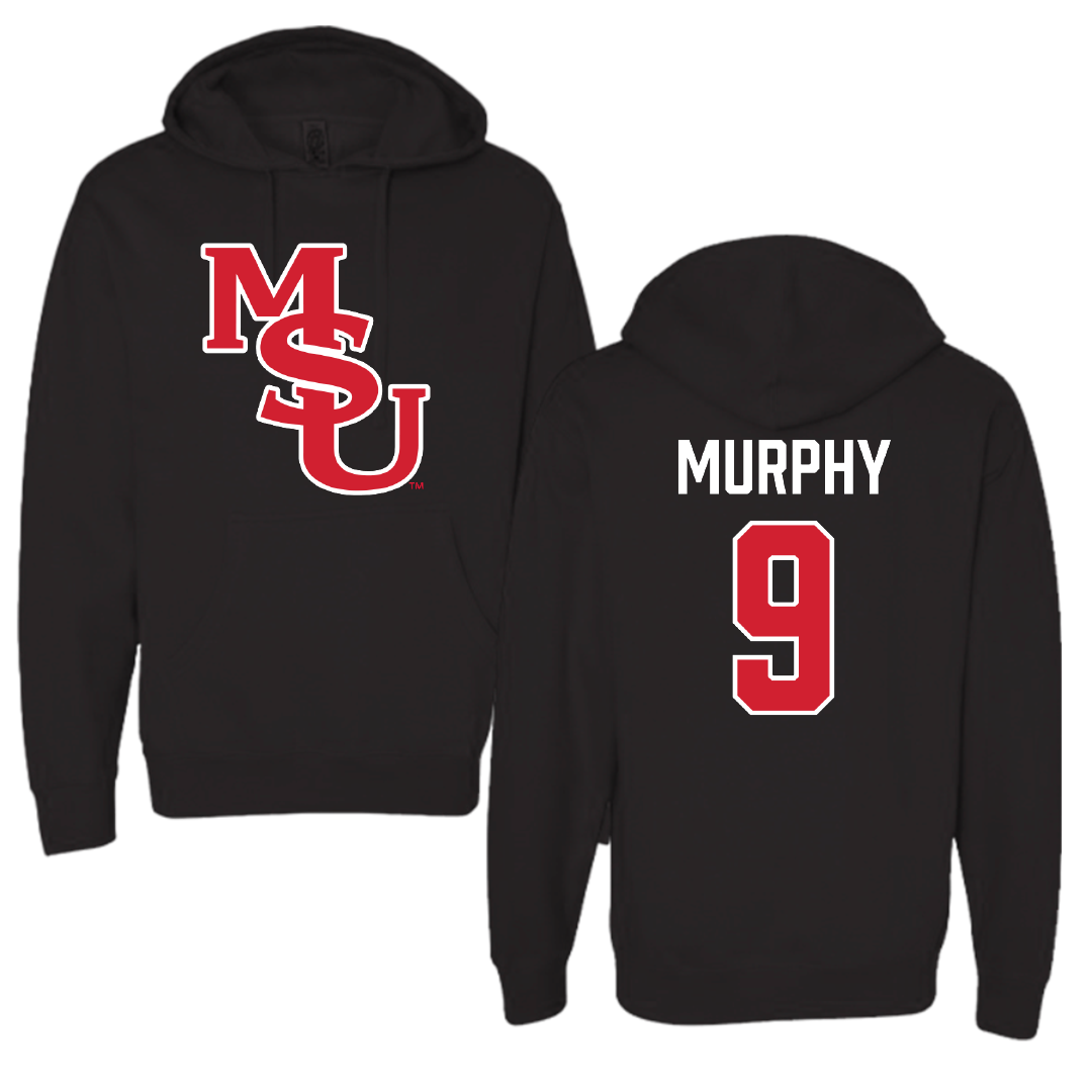 Minot State University Volleyball (W) Black Hoodie - #9 Olivia Murphy