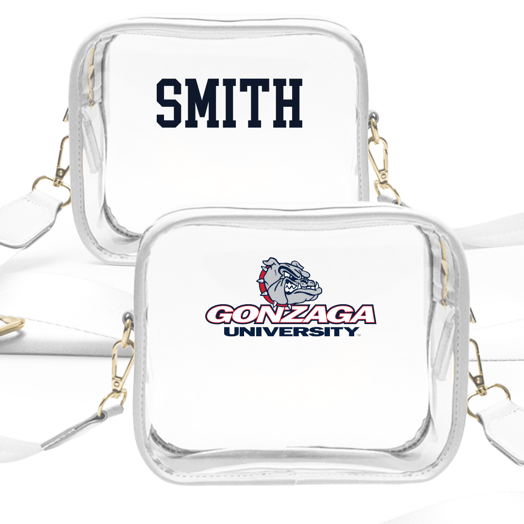 Gonzaga University TF and XC White Clear Stadium Bag - Presley Smith