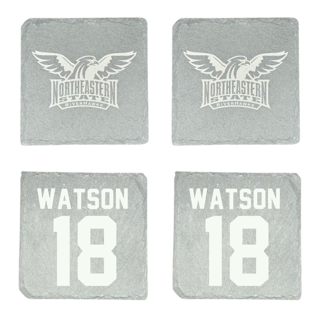Northeastern State University Softball Stone Coaster (4 Pack)  - #18 Peyton Watson