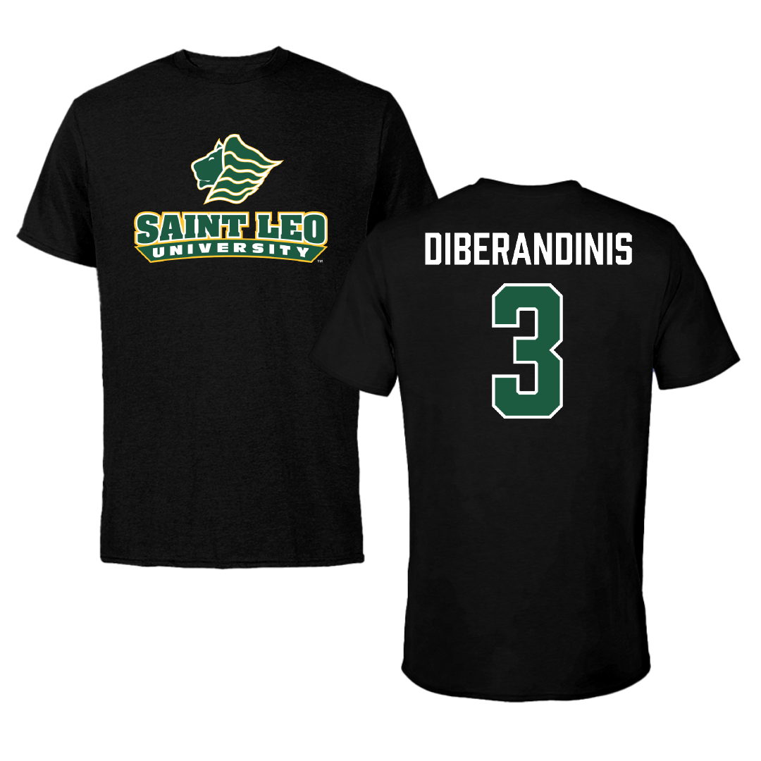 Saint Leo University Acrobatics & Tumbling Black Tee - #3 Lilliana Diberandinis