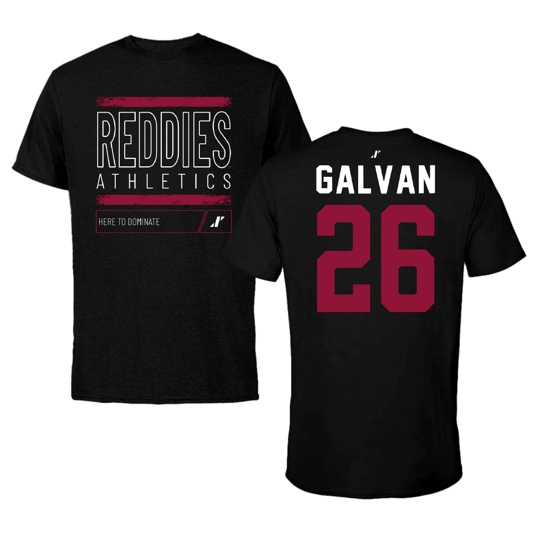 Henderson State University Baseball Black Dominate Tee - #26 Alex Galvan