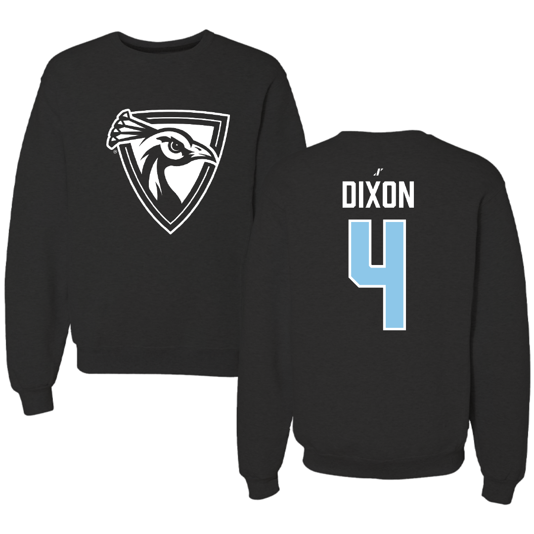 Upper Iowa University Football Black Crewneck - #4 Avery Dixon
